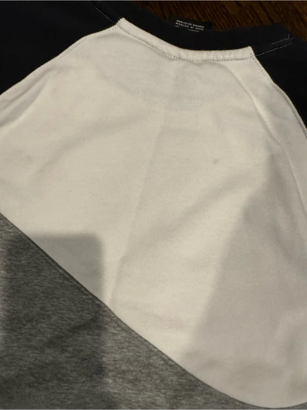 Nike Vintage Colorblock Crewneck Sweatshirt - Black/White/Gray